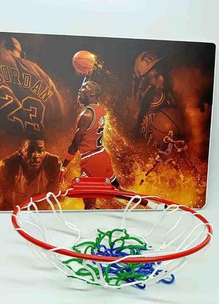 Баскетбольное кольцо Maxland "Hoops" диаметр 35 см со щитом BK...