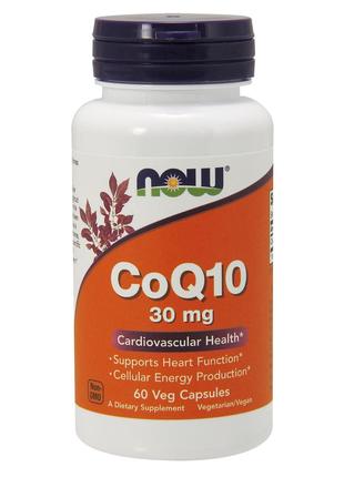 Коензим Q10 NOW CoQ10 30 mg 60 caps