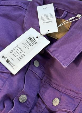 Фиолетовая джинсовая куртка джинсовка jjxx