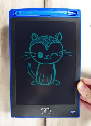 Детский графический lcd планшет для рисования (синий)