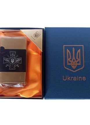 Зажигалка газовая Украина (Подарочная коробка, турбо пламя) HL...