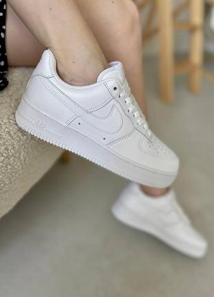 Кроссовки nike air force 1 whitе
