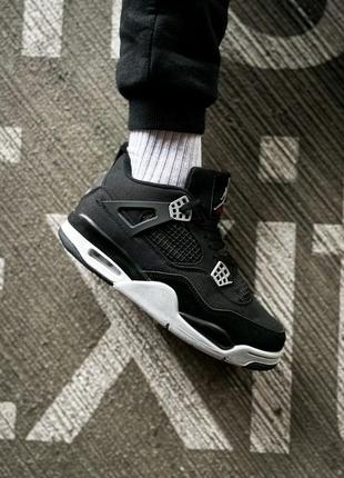 Nike air jordan 4 se "black canvas"