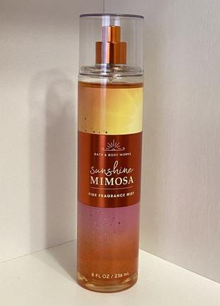 Спрей для тела мист sunshine mimosa bath and body works оригин...