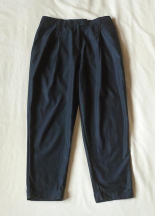 Темно синие летние брюки женские cos, размер m