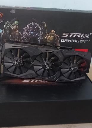 Видеокарта ASUS ROG-STRIX-RX580-T8G-GAMING б/у