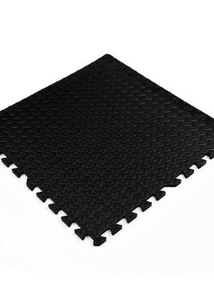 Підлога пазл - модульне покриття для підлоги чорне 600x600x10м...