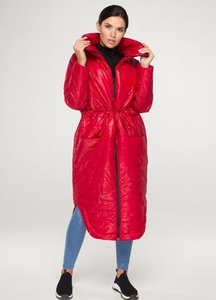 Демисезонная куртка (красный )