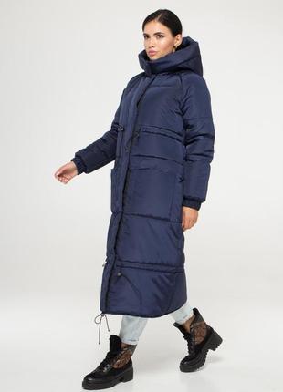 Зимова куртка м0042 ( синій )