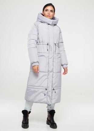 Зимова куртка м0042 ( сірий )