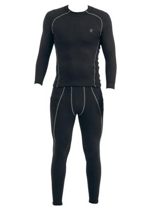 Термобілизна marsava merino thermo suit black size m