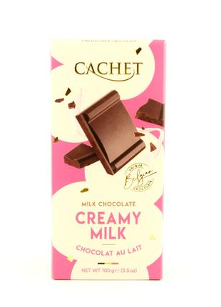 Бельгийский молочный шоколад Cachet 100гр (Бельгия)