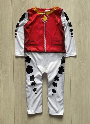 Детский карнавальный костюм paw patrol marshal 98 cm. (2/3 y.)