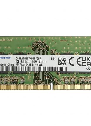 Память для ноутбуков Samsung 8 GB SO-DIMM DDR4 3200 MHz (M471A...