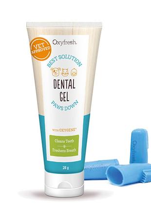 Гель, зубна паста для чищення зубів у котів та собак oxyfresh ...
