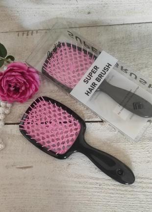 Расческа super hair brush черная