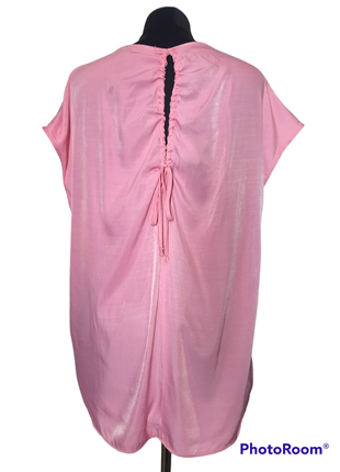 Розовая блуза рубашка кофта размер xxl