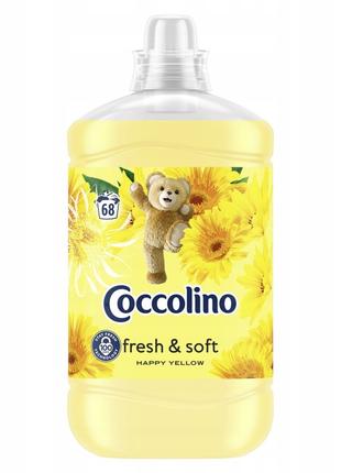 Кондиціонер Coccolino Happy Yellow з ароматом жовтих літніх кв...