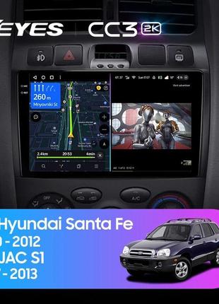 Teyes CC3 2K Hyundai Santa Fe SM 2000-2012 For JAC S1 (Rein) 1...