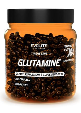 Амінокислота Evolite Nutrition Glutamine 1250 mg Extreme, 300 ...