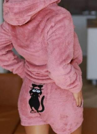 Махрова пижама тепла піжама сексуальна піжама кофта шорти піжа...