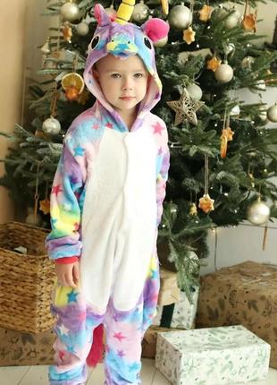 Кигуруми единорог 🦄 детская пижама пижамка