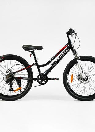 Велосипед спортивный Corso Optima 24" рама алюминиевая 11’’, о...