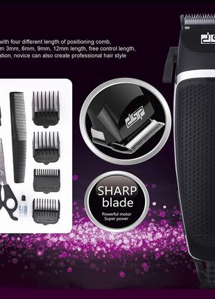 Машинка для стрижки волос Dsp 90033 Professional 12 Вт с ножам...