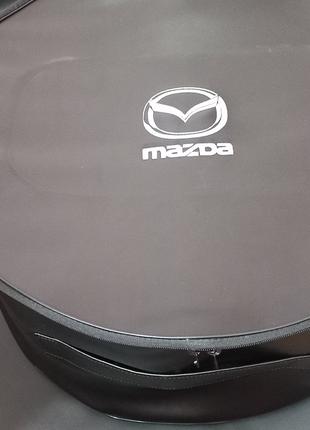 Чехол на запаску/докатку/заднее колесо Mazda r14-22 кожзам