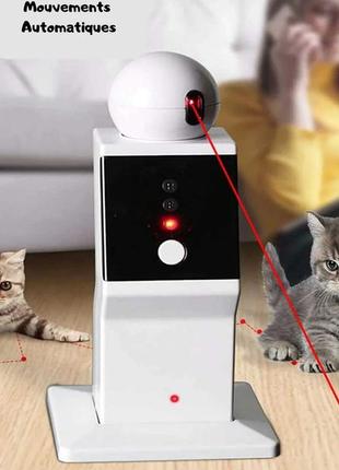 Лазерная игрушка для кошек, автоматический робот проектор