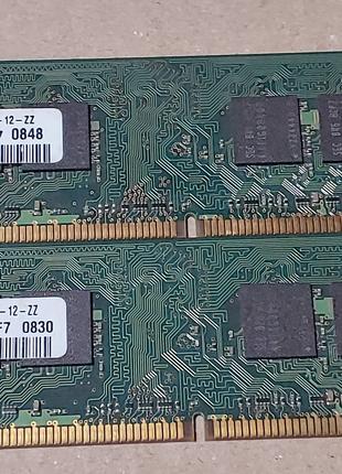 Samsung DIMM DDR2-800MHz PC2-6400 CL6 M378T2863RZS-CF7 1Gb 1Гб