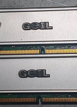 Оперативная память Geil GX21GB5300LX PC2-5300 667MHz 2*1Gb 2*1Гб