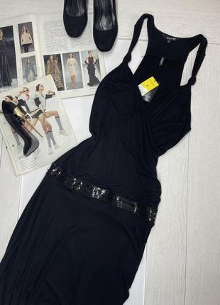 Нова чорна вечірня сукня xxl плаття великого розміру коротке п...