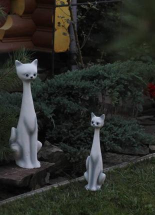 Садовая фигура, статуэтка Пара кошек дистрофиков комплект для ...