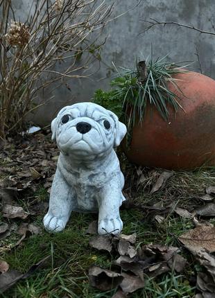 Садовая фигура, статуэтка Собака для декора сада изготовлен из...