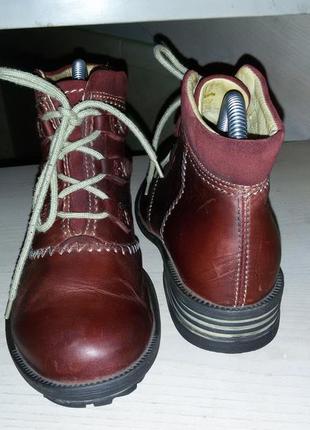 Josef seibel -кожаные ботинки 38 размер ( 24,5 см)