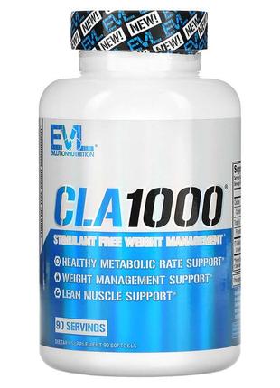 КЛК 1000 мг EVLution Nutrition CLA конъюгированная линолевая к...