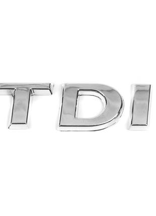 Надпись TDI (под оригинал) Все хром для Volkswagen Passat B8 2...