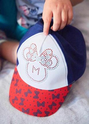 Детская кепка для девочки размер 54 бренда disney minnie mouse