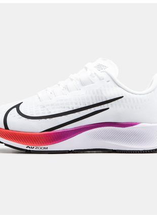 Мужские кроссовки Nike Air Zoom Pegasus 37 White, белые кроссо...