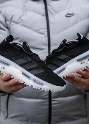 Мужские кроссовки Adidas NMD S1 Edition Black White, черно-бел...