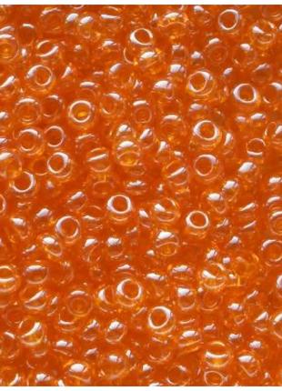 8 шт Бісер чехія Preciosa 01284 в упаковці 10 грамів помаранче...