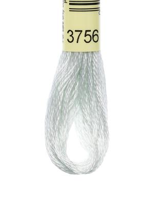 20 шт Нитка для вышивки мулине Airo 3756 серебристо-белый Код/...
