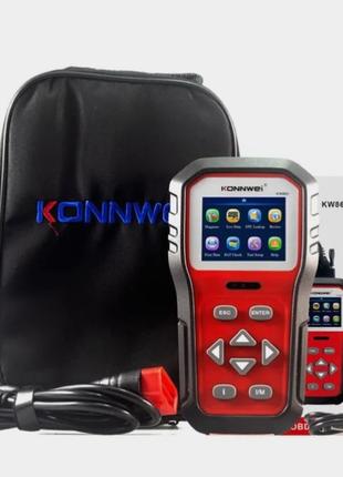 Профессиональный автотестер автосканер KW860 OBD-II и CAN скан...