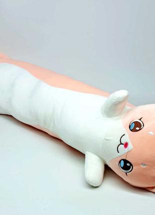 Мягкая игрушка Yi wu jiayu "Кот Батон" розовый 90 см M16881-2