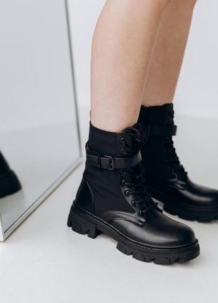Ботинки женские fashion aeris 3289 36 размер 23,5 см черный