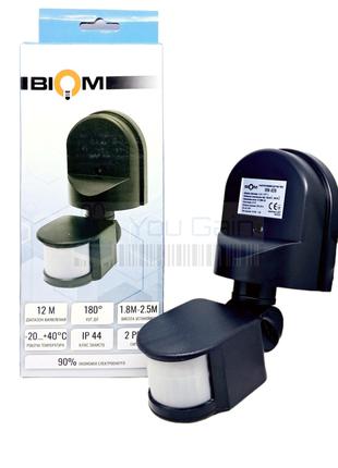 Инфракрасный датчик движения BIOM IRM-01W max 1200Вт 180° наст...