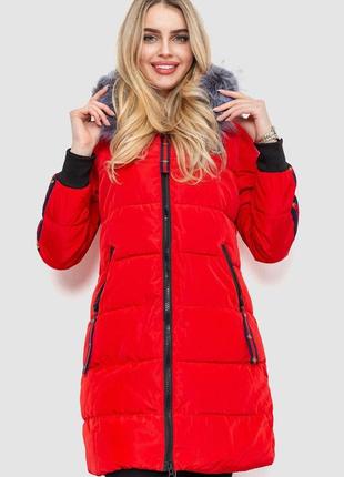 Куртка женская зимняя, цвет красный, 244r8808