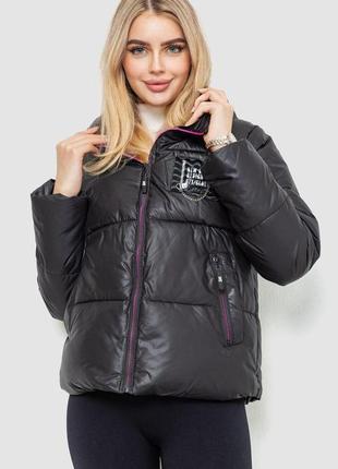 Куртка женская демисезонная, цвет черный, 131r816-1
