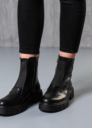 Ботинки женские fashion code 3747 37 размер 24 см черный